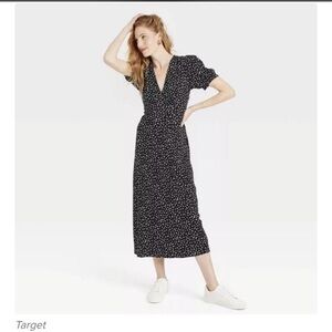 a new day Black and White Maxi Dress